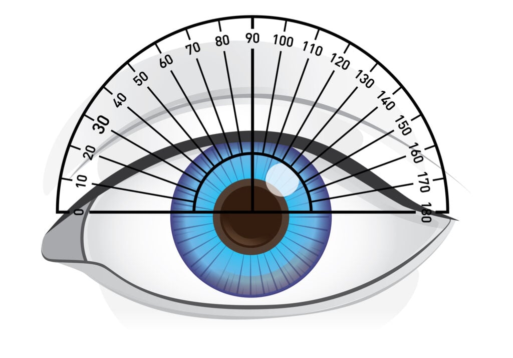 Eye meridian diagram
